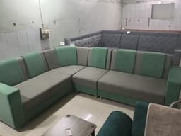 jute and velvet fabrc