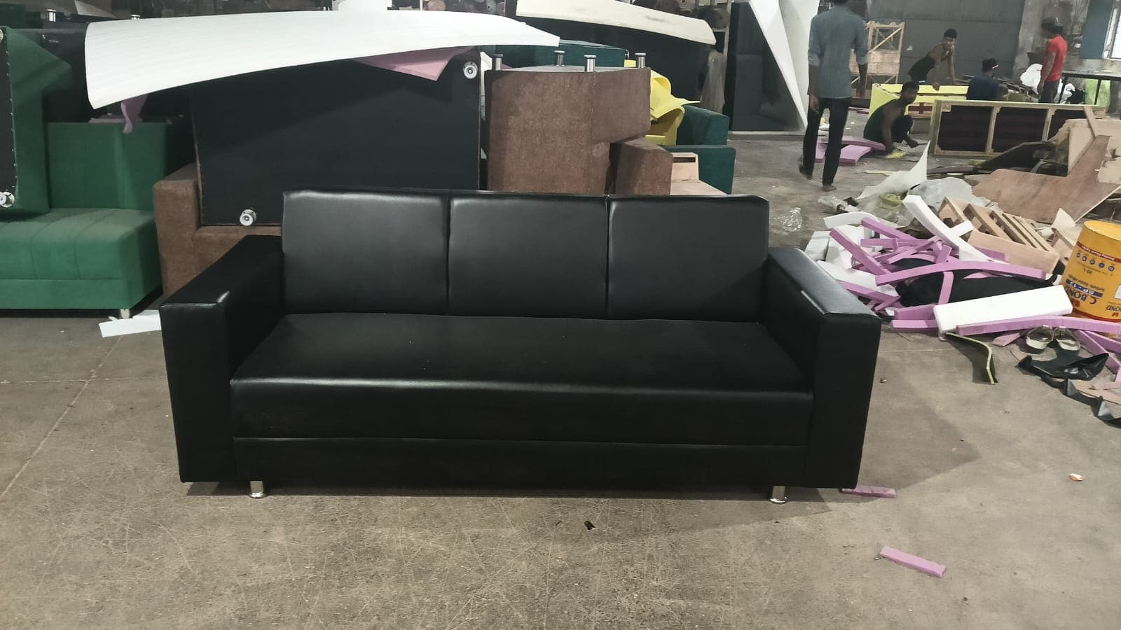 3 seater office sofa