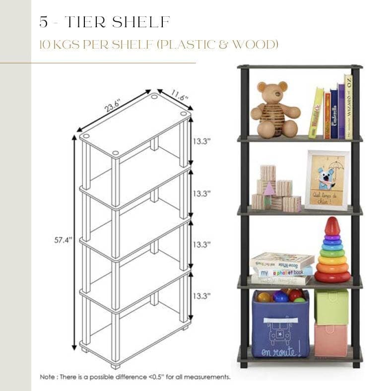 TNT - 205 5 tier shelf