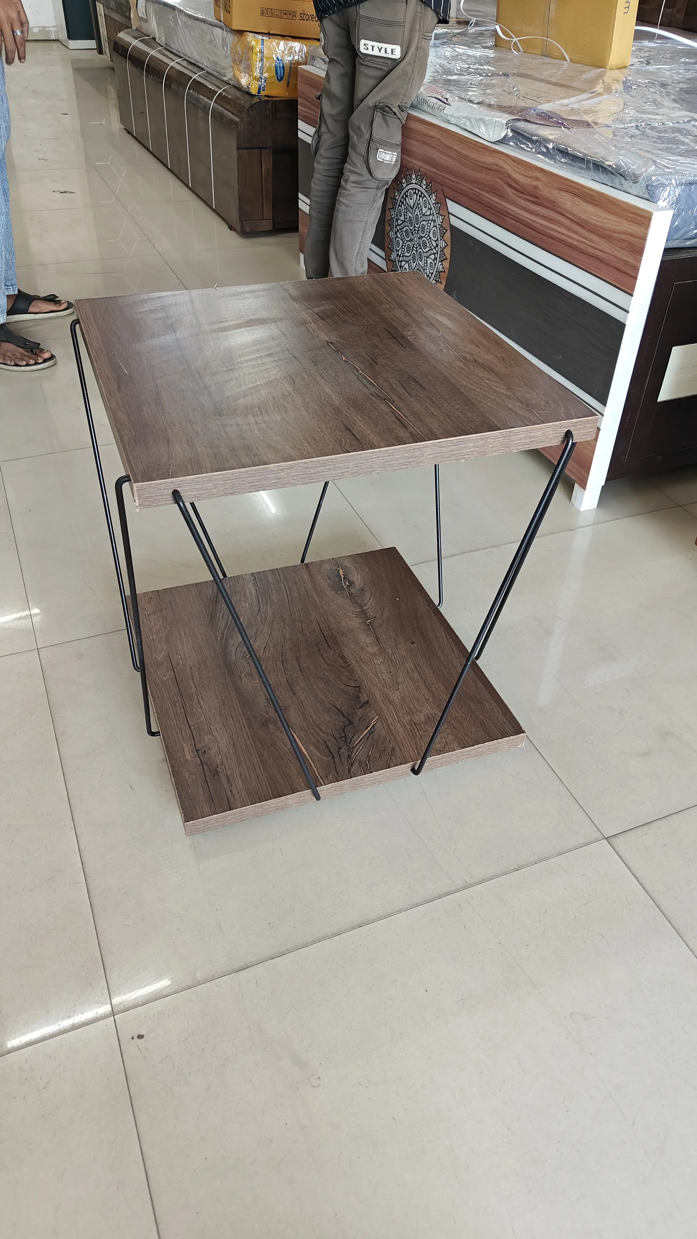 Wire End Table