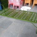 Metal single folding bed