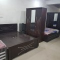 Bedroom bed n wardrobe set