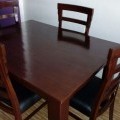 malaysian dining table 4 seater