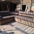 L shape sofa cum bed