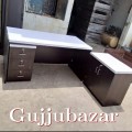 6x2.5 office table with side trolly