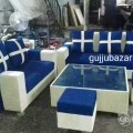 Sofa set with center table n puffy