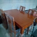 Wooden dining table 4 seater