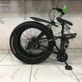 Fat tyre folding bicycle