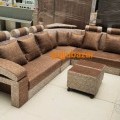 Corner sofa with pillows in Honey park road