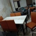 Marble dining Set 6 Seater