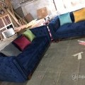 Designer sofa set with pillows