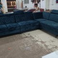 L shape sofa with mechanism head rest