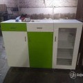 Cabinet for office cream and green
