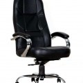High back black office chair