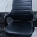 Revolving office chair black color