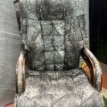 Revolving chair heavy. Fabric
