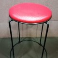 Seating stool in metal