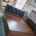 Queen size bed with head cusion
