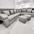 Puffy corner sofa