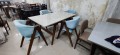 Marble top dining table