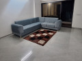 Teal blue shaded 4 piece sofa [2+1+corner+2]