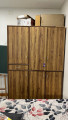 3-Door Wooden Wardrobe | નવા જેવું. ૩ માણસ સમાય એટલું