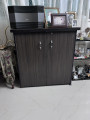 Book rack with door