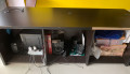 Table office boss chair, 2 table 2 fan 3 revolving customer chair