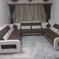 L shape heavy sofa