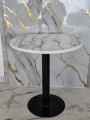 Round Cafe Table With Metal Frame And Waterproof Top in Bangalore